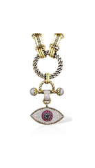 Bayemeyc-Viola Altin Kaplama Göz Kolye-Kolye-2-Milagron.com