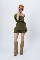 Be Clover-Douro Mini Elbise-Elbise-1-Milagron.com