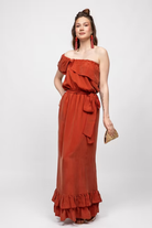 Be Clover-Douro Uzun Elbise-Elbise-1-Milagron.com