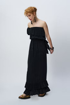 Be Clover-Douro Uzun Elbise-Elbise-2-Milagron.com