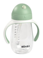 300 Ml Şeffaf Pipetli Suluk Sage Green