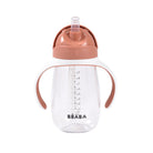 300 Ml Şeffaf Pipetli Suluk, Terracotta