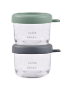 Beaba Bebek Cam Mama Kavanozu 2Li Set , 150 Ml Mineral / 150 Ml Sage Green