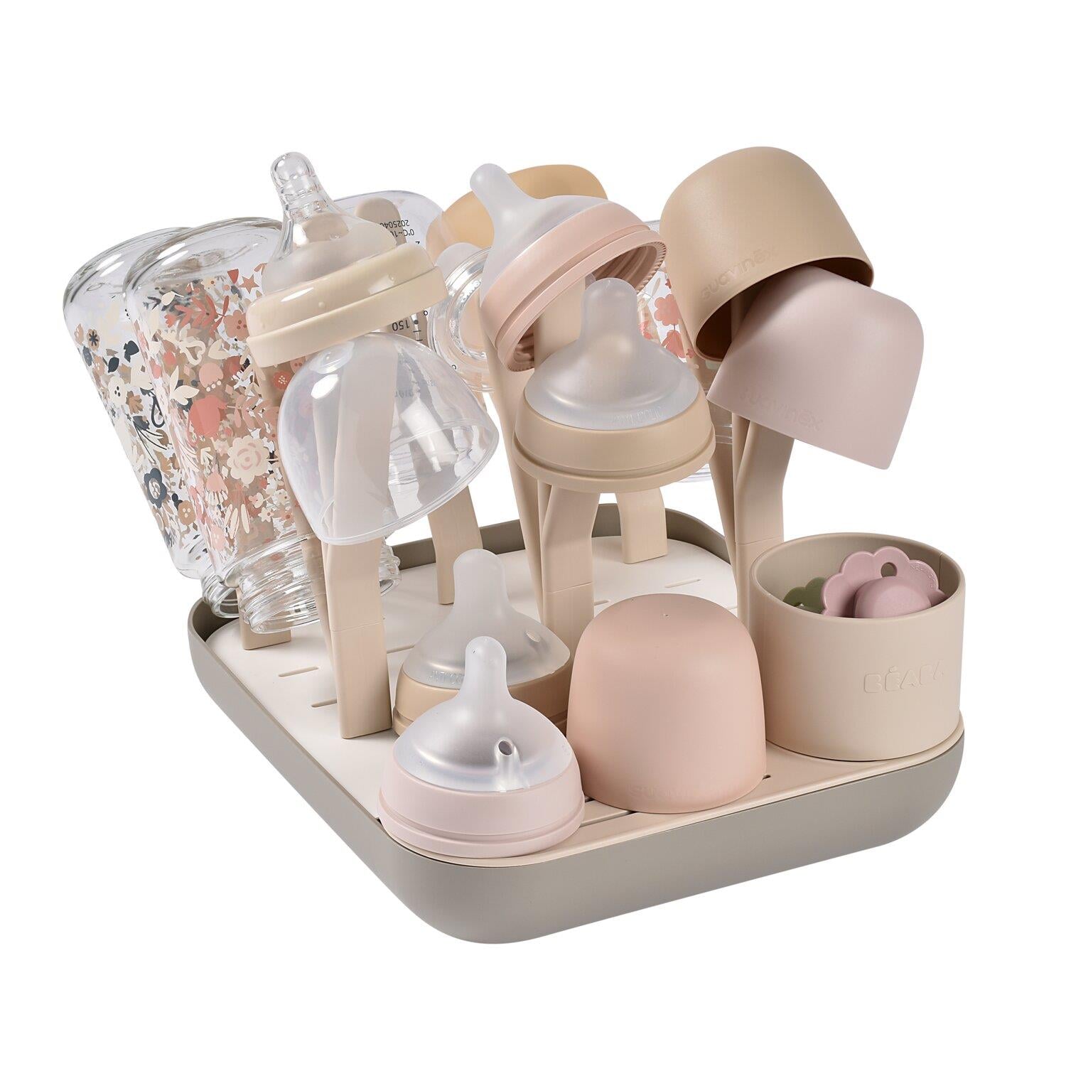 Beaba Forest Biberon Kurutma Standı Clay/Gazelle