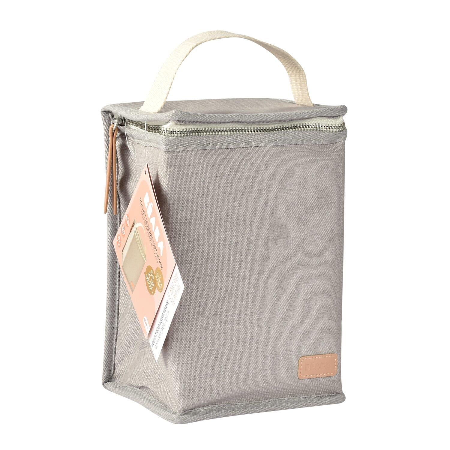 İZotermik Beslenme Çantası, Canvas Pearl Grey