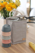 İZotermik Beslenme Çantası, Canvas Pearl Grey