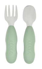Paslanmaz Çelik Çatal Kaşık Seti, Sage Green