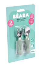 Paslanmaz Çelik Çatal Kaşık Seti, Sage Green