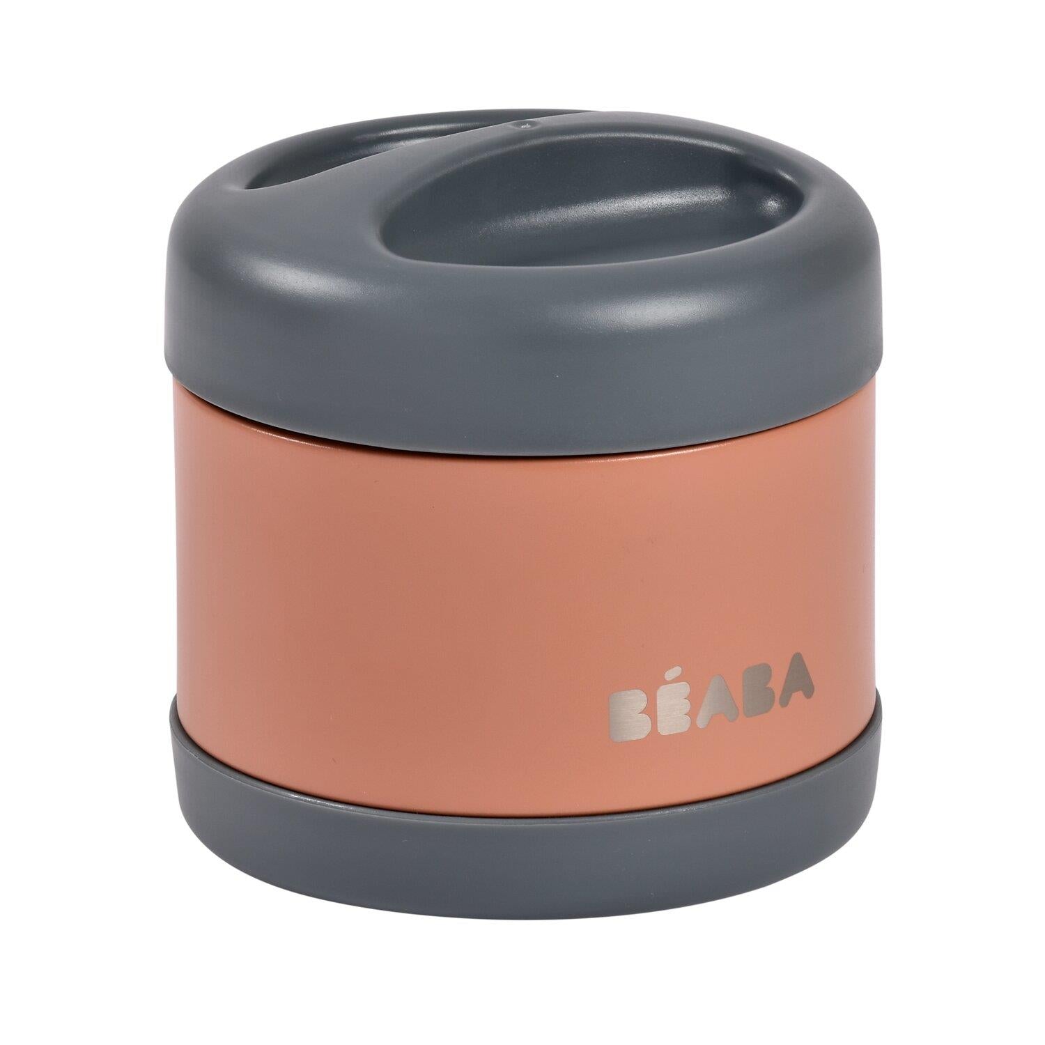 Paslanmaz Çelik Yiyecek Termosu 500Ml, Mineral Grey/Terracotta