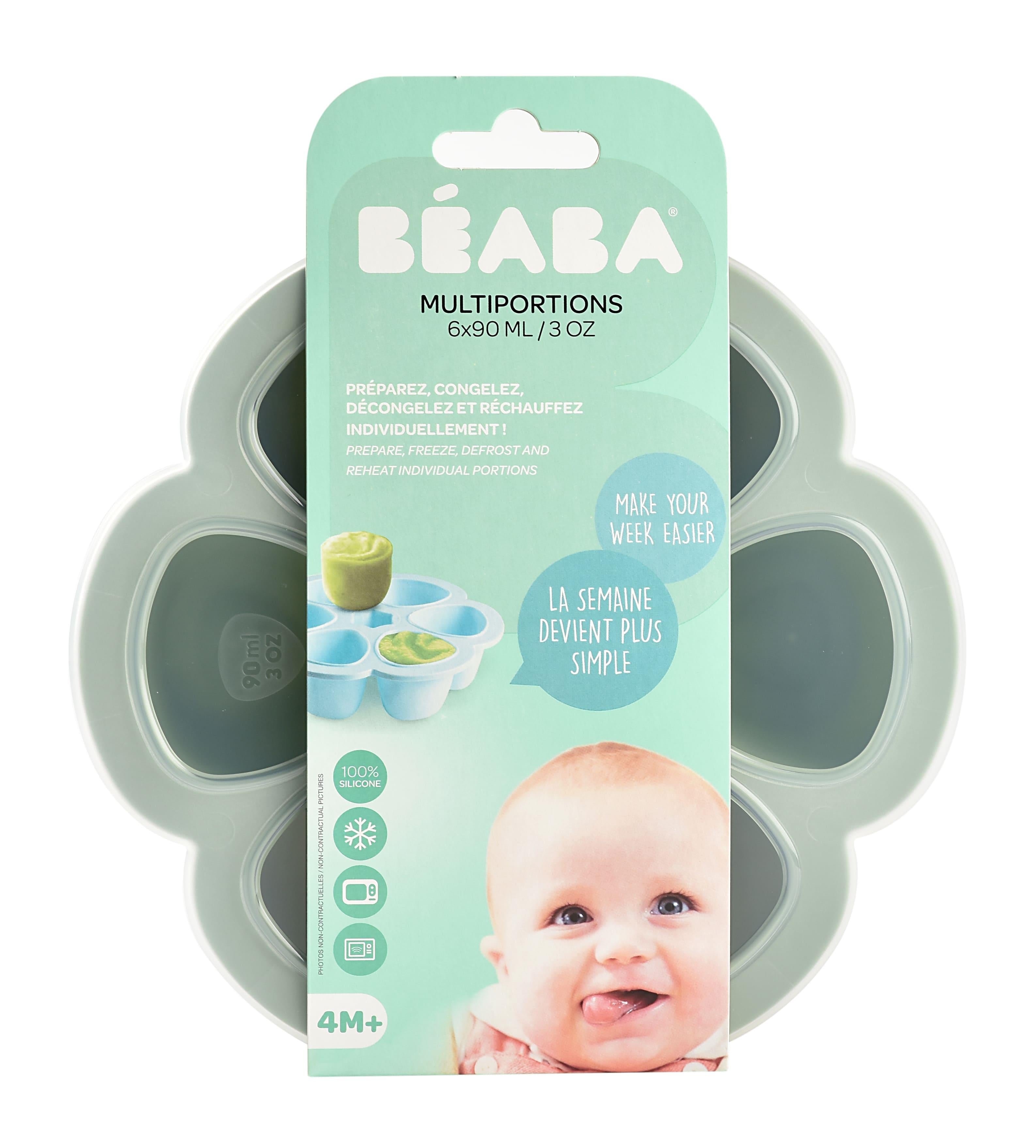 Silikon 6'Lı Sıcak & Soğuk Saklama Kabı Sage Green 6 X 90Ml