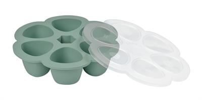 Silikon 6Lı Sıcak & Soğuk Saklama Kabı Sage Green 6 X 150 Ml