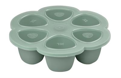 Silikon 6Lı Sıcak & Soğuk Saklama Kabı Sage Green 6 X 150 Ml