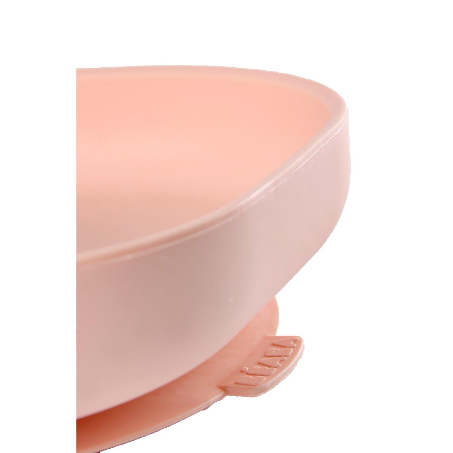 Vakumlu Silikon Tabak, Light Pink