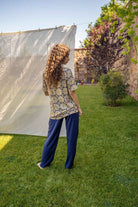 Bed and Beyond-Kısa Kollu Pijama Takımı - Mediterranean-Pijama Takımı-2-Milagron.com