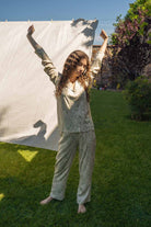 Bed and Beyond-Uzun Pijama Takımı - Damask Rose-Pijama Takımı-2-Milagron.com