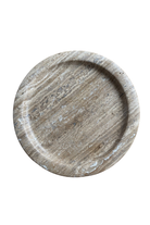 Noche Traverten Minik Yuvarlak Tepsi - 1