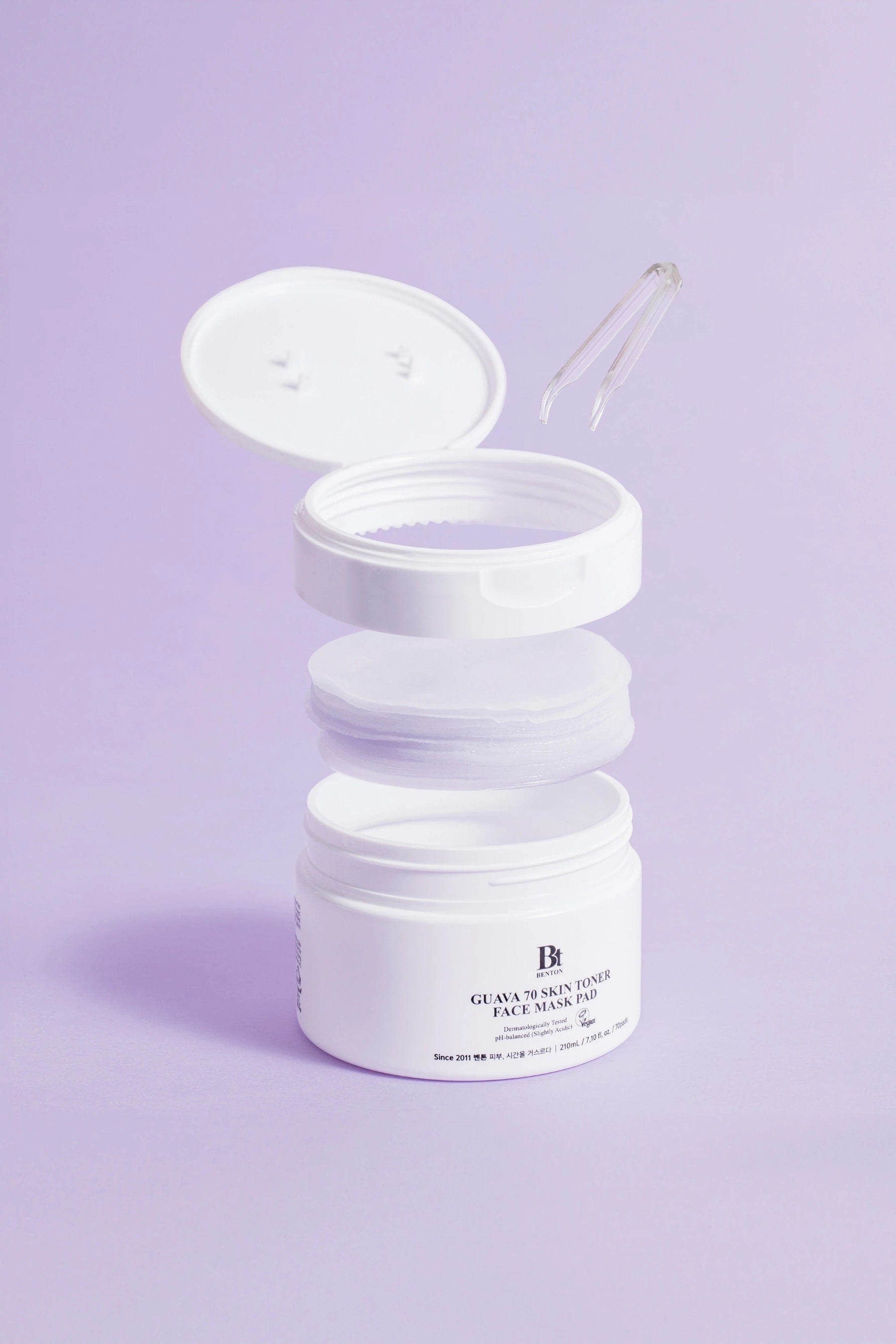 Benton-Guava 70 Skin Toner Face Mask Pad 70pads Yatıştırıcı & Nemlendirici Konsantre Vegan Cilt Pedleri-Cilt Pedi-9-Milagron.com