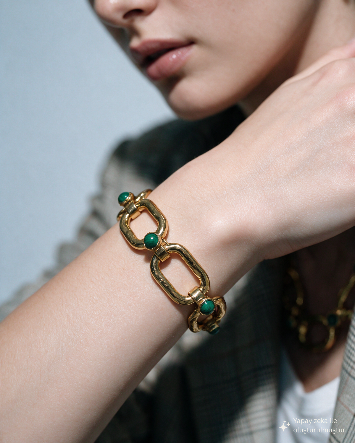 Adeline Malachite Bracelet
