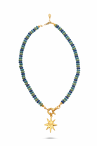 Berrin Özkan-Azure Tide Natural Stone Necklace-Kolye-1-Milagron.com