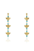 Berrin Özkan-Bee Love Drop Earrings-Küpe-1-Milagron.com