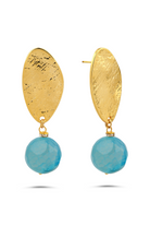 Berrin Özkan-Bonbon Blue Earrings-Küpe-1-Milagron.com