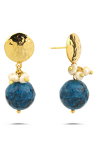 Berrin Özkan-Bonbon Blue Earrings-Küpe-4-Milagron.com
