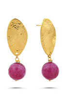 Berrin Özkan-Bonbon Pink Earrings-Küpe-1-Milagron.com