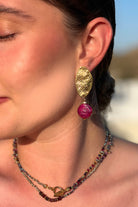 Berrin Özkan-Bonbon Pink Earrings-Küpe-2-Milagron.com