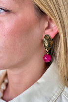 Berrin Özkan-Bonbon Pink Earrings-Küpe-3-Milagron.com
