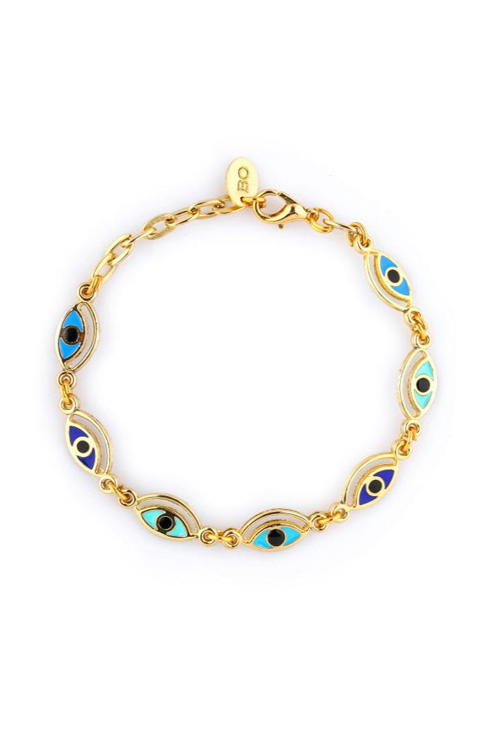 Berrin Özkan-Cleopatra Evil Eye Bracelet-Bileklik-1-Milagron.com