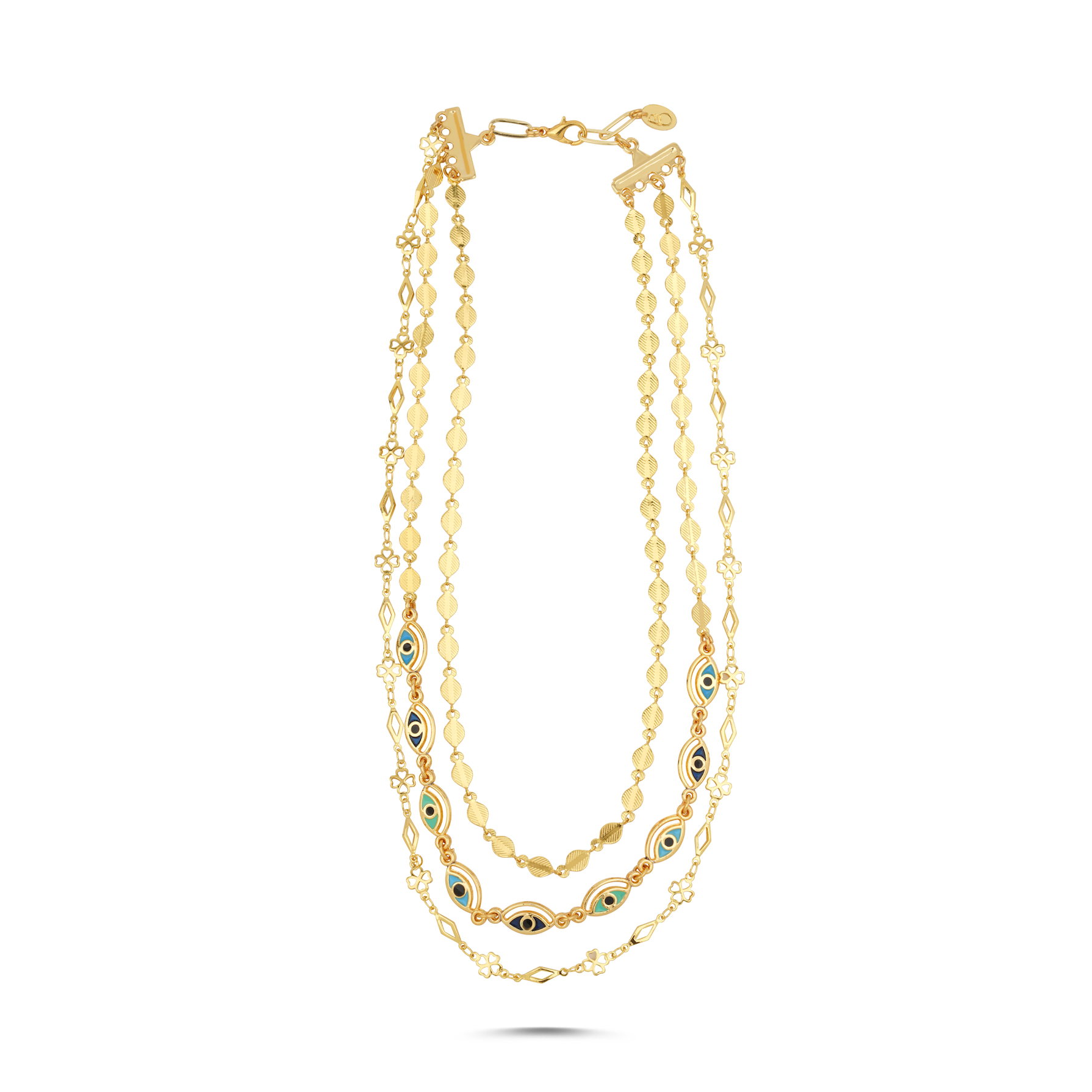 Cleopatra Evil Eye Layered Necklace