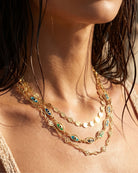 Cleopatra Evil Eye Layered Necklace