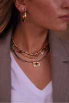 Berrin Özkan-Cleopatra Evil Eye Necklace-Kolye-3-Milagron.com