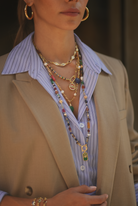 Berrin Özkan-Cleopatra Red Evil Eye Necklace-Kolye-3-Milagron.com