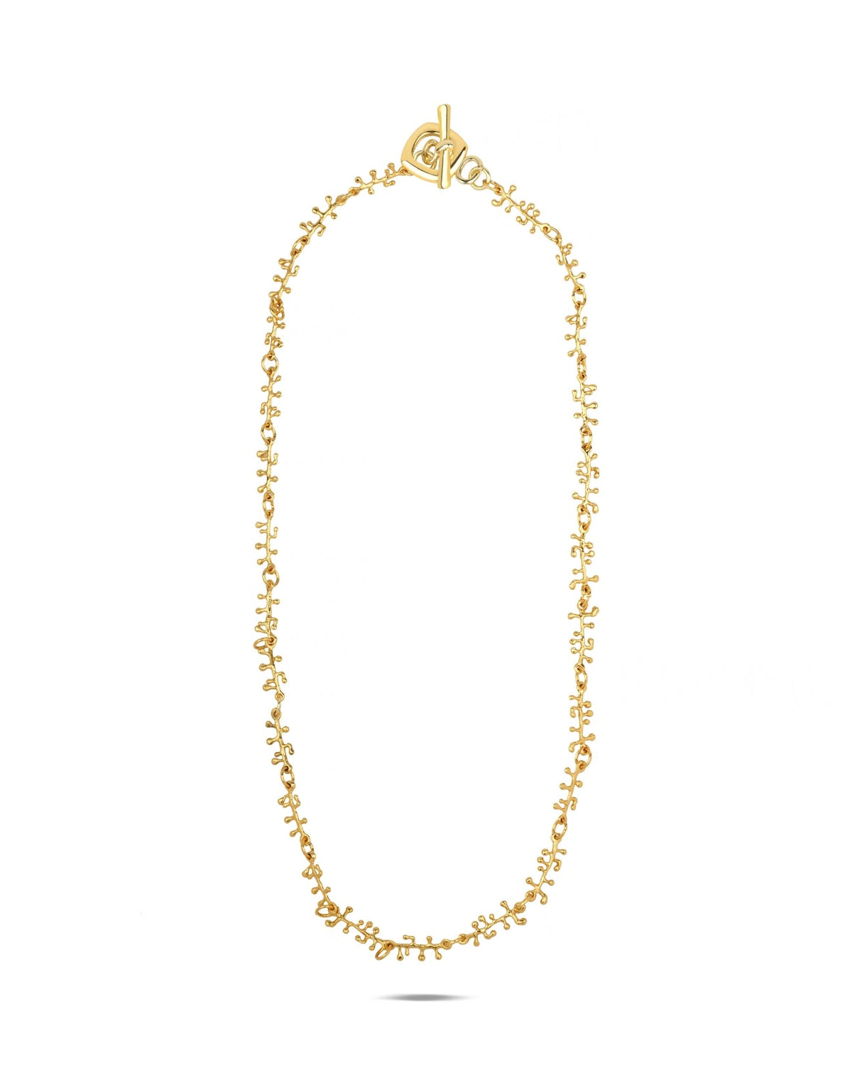 Coralia Gold Plated Chain Necklace