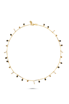 Berrin Özkan-Dancing Disco Black Sparkle Necklace-Kolye-1-Milagron.com