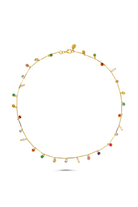 Berrin Özkan-Dancing Disco Rainbow Sparkle Necklace-Kolye-1-Milagron.com