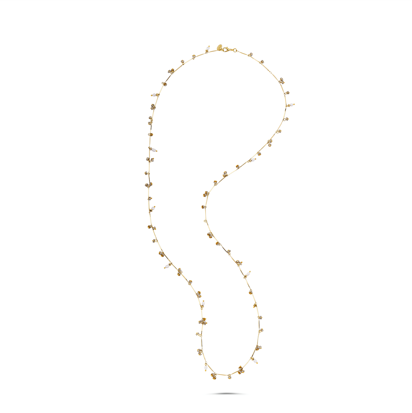 Berrin Özkan-Dancing Disco Sparkle Long Necklace-Kolye-3-Milagron.com