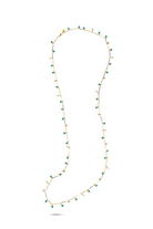 Berrin Özkan-Dancing Disco Turquoise Sparkle Long Necklace-Kolye-3-Milagron.com