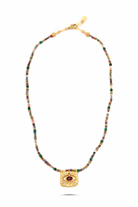 Berrin Özkan-Deep Eye Multicolor Necklace-Kolye-1-Milagron.com