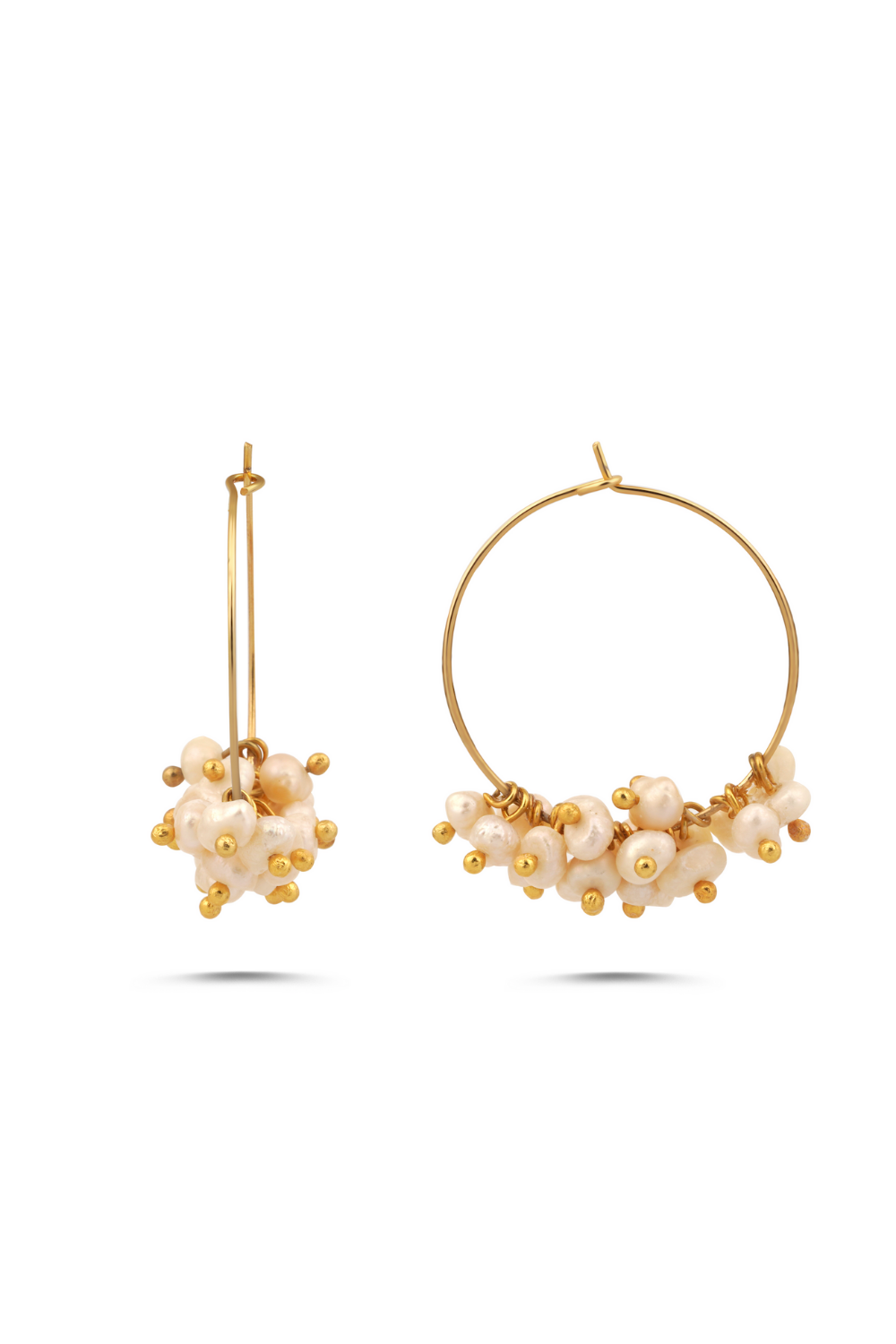 Berrin Özkan-Diana Pearl Earrings-Küpe-1-Milagron.com