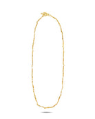 Drape Gold Plated Chain Necklace