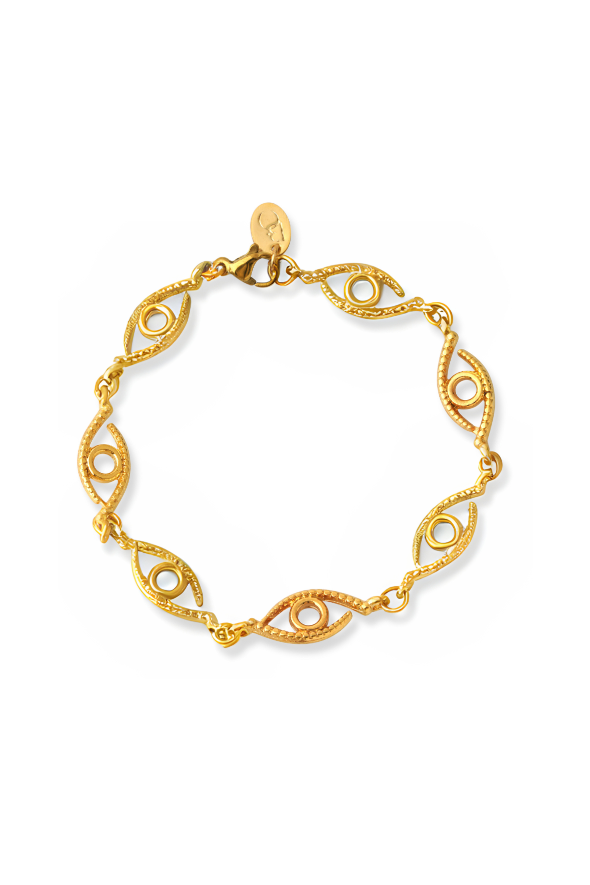 Berrin Özkan-Eternal Gaze Gold Plated Bracelet-Bileklik-1-Milagron.com