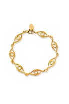 Berrin Özkan-Eternal Gaze Gold Plated Bracelet-Bileklik-1-Milagron.com
