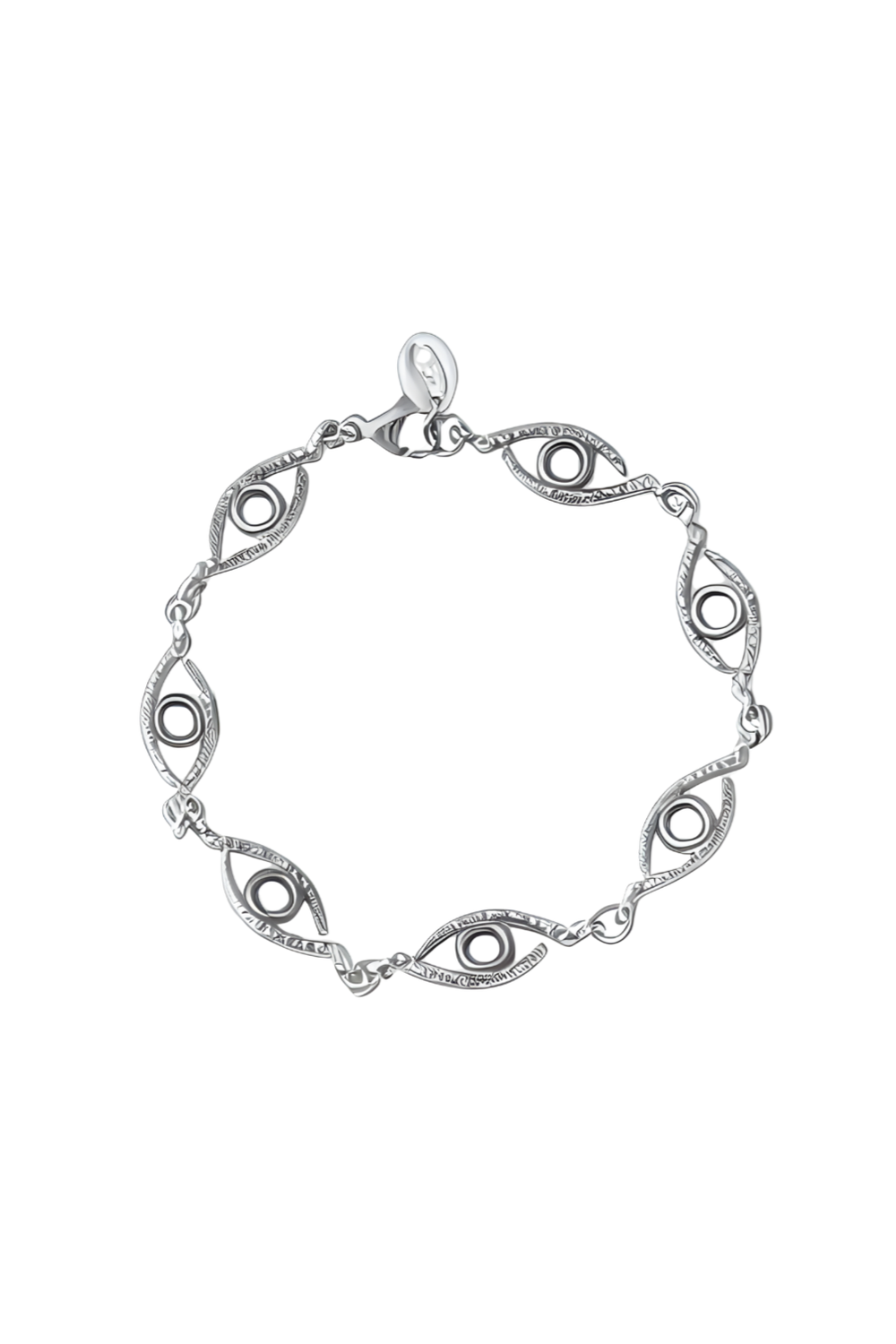 Berrin Özkan-Eternal Gaze Silver Plated Bracelet-Bileklik-1-Milagron.com