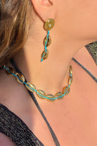 Berrin Özkan-Golden Tide Seashell Earrings-Küpe-2-Milagron.com