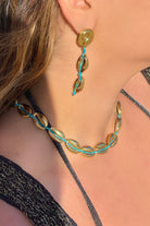 Berrin Özkan-Golden Tide Seashell Necklace-Kolye-2-Milagron.com