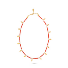Greco Sunset Coral Pearl Necklace