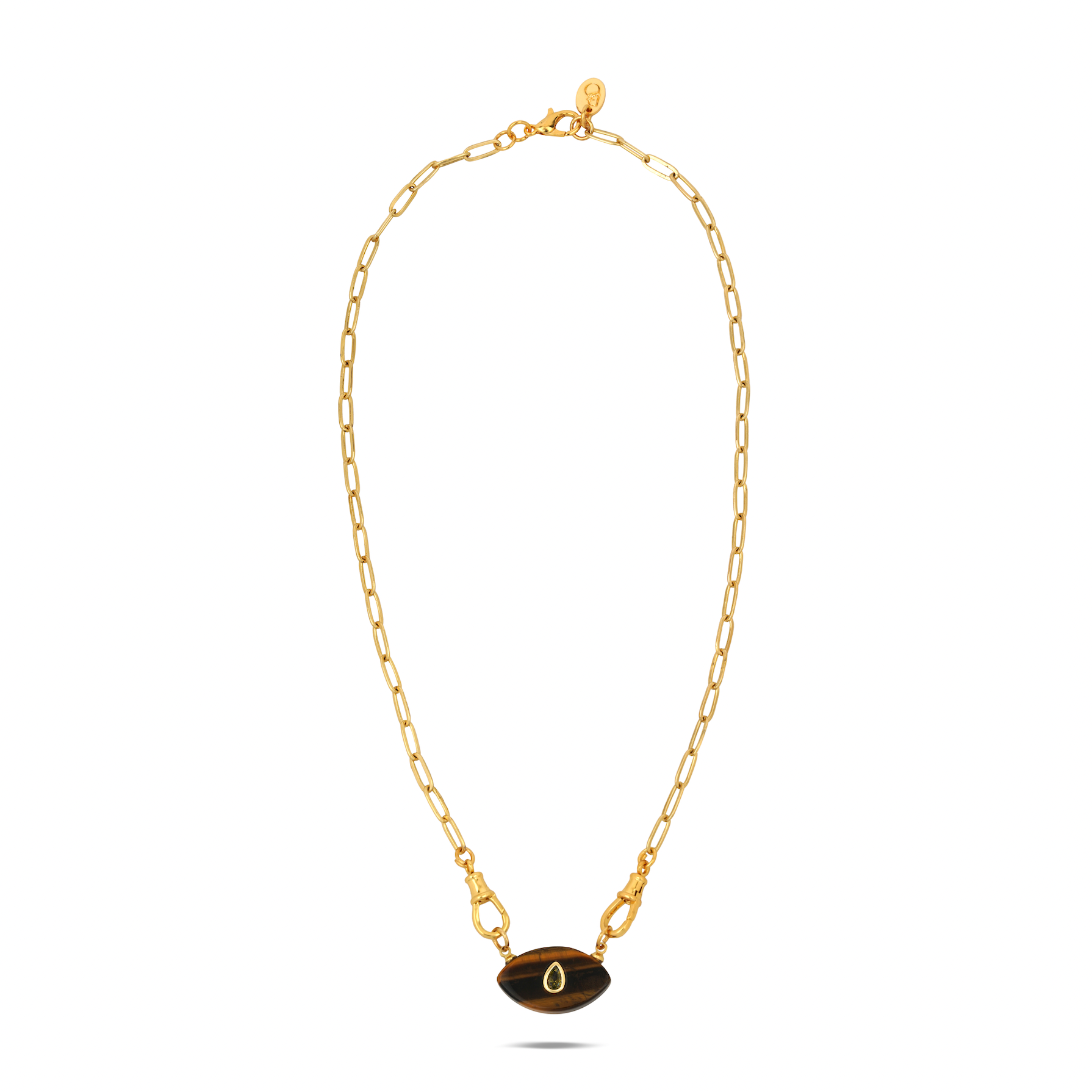 Guardian Eye Tiger Eye Necklace - 1