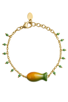 Berrin Özkan-Gypsy Fish Green Bracelet-Bileklik-1-Milagron.com